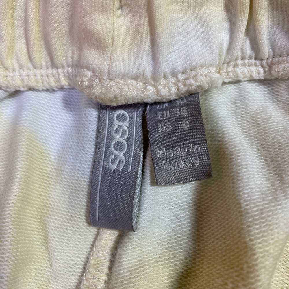 ASOS DESIGN (Set) Tie Dye Sweatshirt & Jogger Set, Butter/White, Size 6

K - Picture 7 of 16